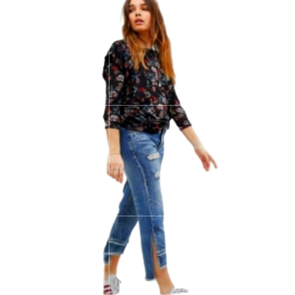 FREE PEOPLE x ASOS Dock Street Femme Ruffle Top NEW - Picture 5 of 16